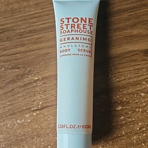 NEW Stone Street Soaphouse Geranimo Wholesome Body Scrub 100 mL Geranium Pumice